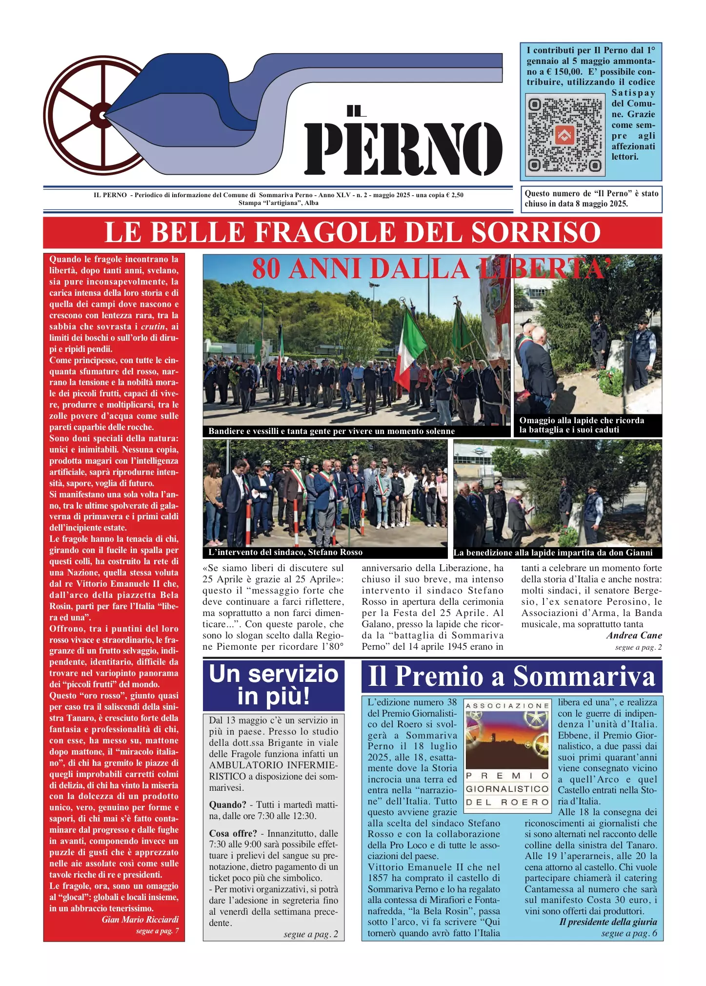 Prima pagina de Il Perno n. 2.2025